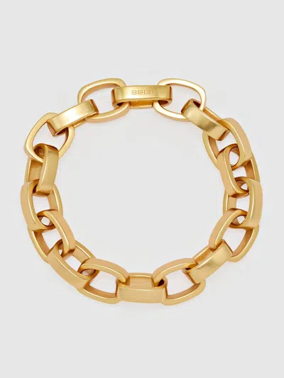 Reiss Gold Tone Camilla Chunky Chain-link Bracelet