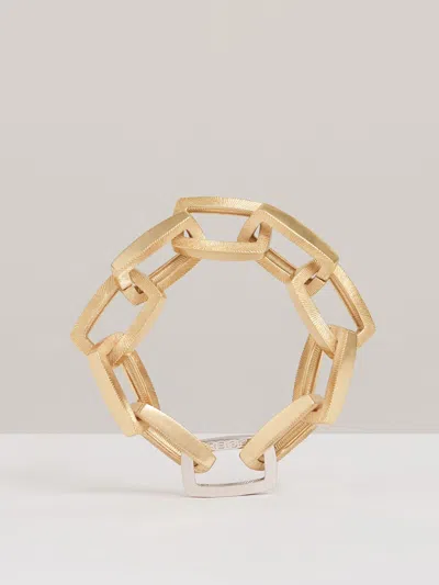 Reiss Gold Tone Gia Geometric Chain Bracelet