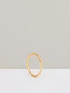 Reiss Gold Tone Molten Curve Bangle In Gold