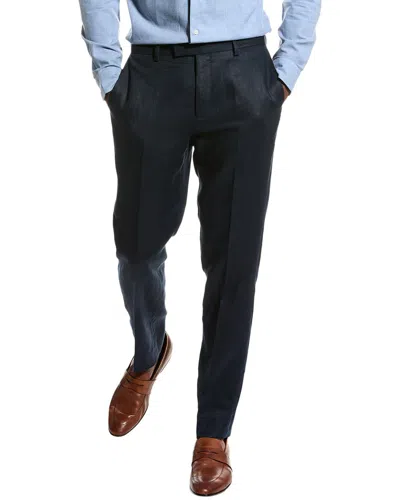 Reiss Found Slim Fit Pants In Navy