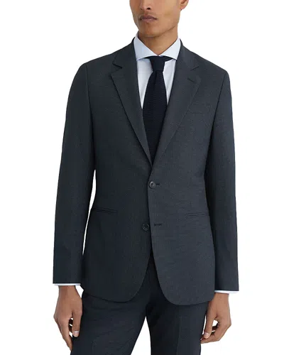 Reiss Graduate Slim Fit Houndstooth Blazer In Blue