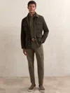 Reiss Green Removable-gilet Safari Jacket In Green