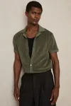 Reiss Short Sleeve Terry Camp Shirt