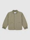 Reiss Green Jacket In Multi