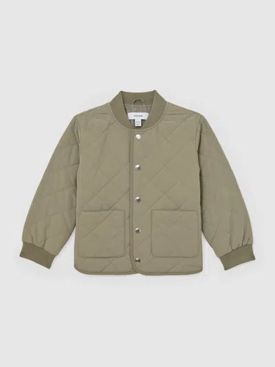 Reiss Green Jacket In Multi
