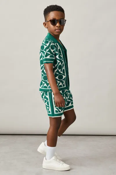 Reiss 5 Years In Green/white