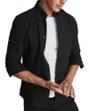 Reiss Greenwich Oxford Shirt In Black