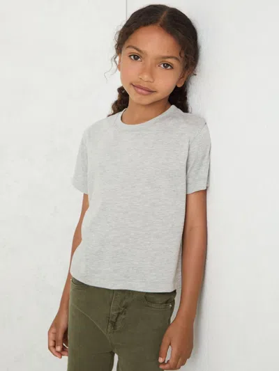 Reiss Grey Marl T-shirt In Gray