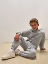 Reiss Grey Melange Jete 9-13 Yrs  | Royal Ballet Cuffed Unisex Fit Joggers In Gray