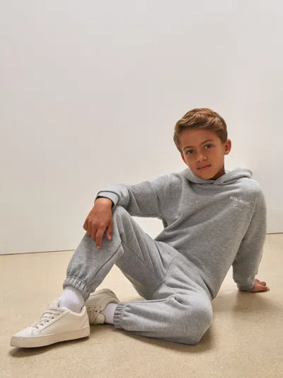 Reiss Grey Melange Jete 9-13 Yrs  | Royal Ballet Cuffed Unisex Fit Joggers In Gray