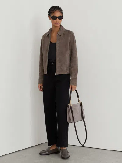 Reiss Grey Sorina Petite Jacket