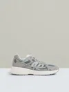Reiss Grey Volt Nubuck And Mesh Trainers In Multi