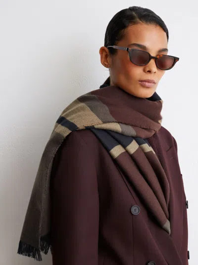 Reiss Grey/neutral Scarve