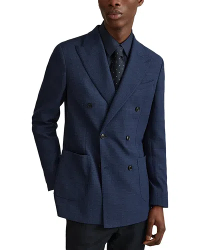 REISS GWYNNE LINEN BLEND BLAZER