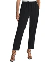 Reiss Hailey Pull On Tapered Trousers In Black