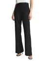 Reiss Haisley Flared Leg Pants In Black