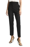Reiss Haisley Slim-leg Wool-blend Trousers In Black