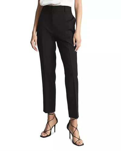 Reiss Haisley Slim Leg Pants In Black