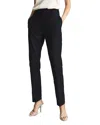 Reiss Haisley High Waist Wool Blend Pants In Navy