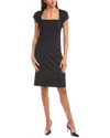 Reiss Haisley Tailored Midi Dress In Black