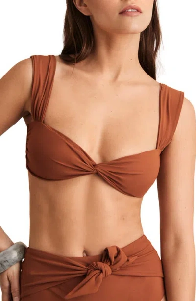 REISS REISS HALLIE TWIST FRONT BIKINI TOP