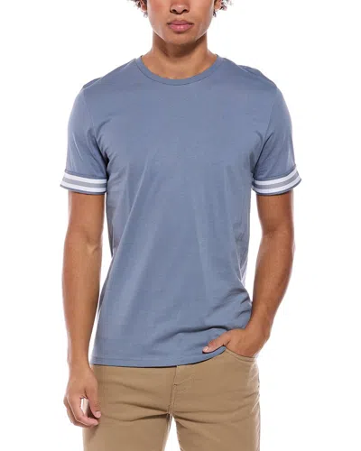 Reiss Harlen Crew Tee With T T-shirt In Blue