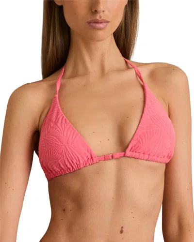 Reiss Harley Triangle Bikini Top In Transparent