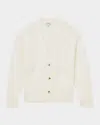 Reiss Harper Button-down Knit Cardigan In Ivory