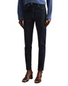 Reiss Dark Blue Petite Skinny Jeans In Dark Blue