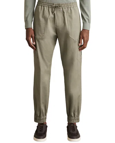 Reiss Haven Relaxed Drawstring Pant In Green