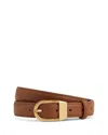 Reiss Womens Hazel Leather Belt Tan Xs In Brown