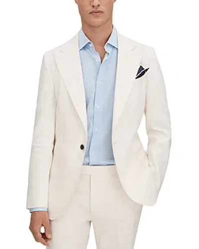 Reiss Heat Slim Fit Suit Jacket In Off White