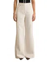 Reiss Heather Wide Leg Palazzo Pants In Ivory