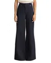Reiss Heather Wide Leg Palazzo Pants In Navy