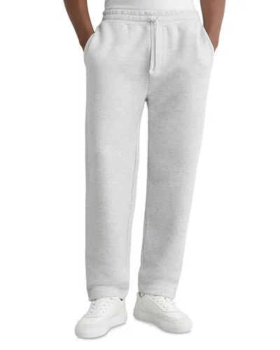 Reiss Heavyweight Drawstring Pants In Gray