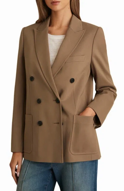 Reiss Heidi Double Breasted Ponte Blazer