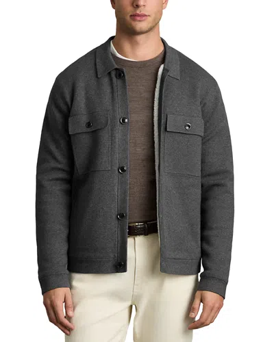 REISS HERITAGE SHERPA LINED SHIRT JACKET