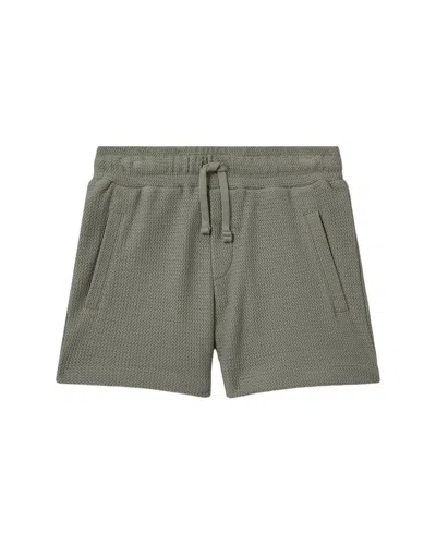 Reiss Kids' Hester Textured Short In Green