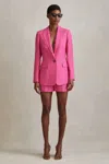 Reiss Womens Pink Hewey Slim-fit Single-breasted Woven Blazer In Pink