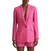 Reiss Womens Pink Hewey Slim-fit Single-breasted Woven Blazer In Pink