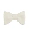 Reiss Hike Velvet Bow Tie In White