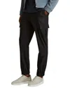 Reiss Hold Elasticated Cargo Tr Trouser In Black