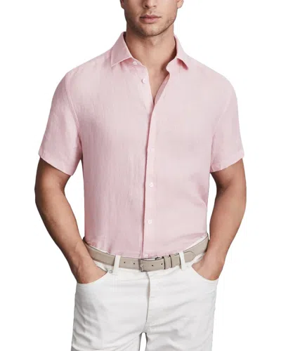 REISS REISS HOLIDAY LINEN SHIRT TOP