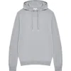 Reiss Holland Solid Wool Hoodie In Gray