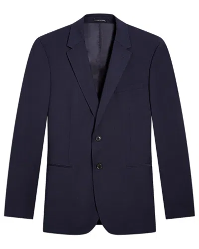 Reiss Hope Wool-blend Blazer In Blue