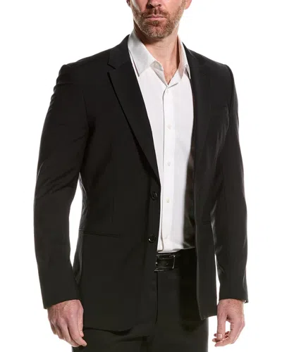 Reiss Chocolate Brown Single-breasted Wool Blend Blazer Slim Fit