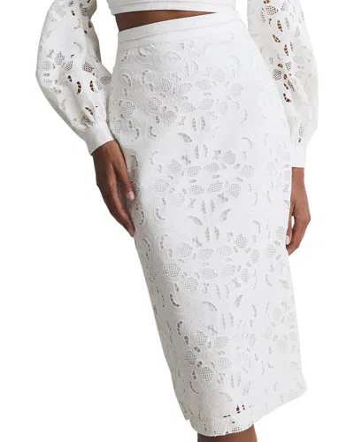 Reiss Immi Lace Pencil Skirt