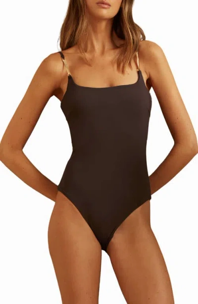 REISS REISS IMOGEN BACK CUTOUT ONE-PIECE SWIMSUIT