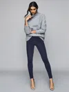 Reiss Indigo Mid Rise Skinny Jeans In Blue