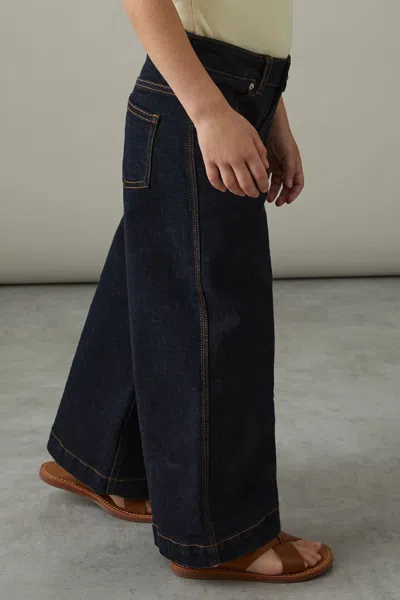 Reiss Indigo Wide Leg Jeans